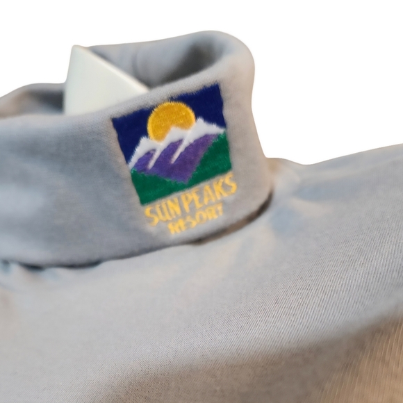 Kombi, Sunpeaks Resort, Gray Turtleneck Long Sleeve Top - Picture 5 of 8